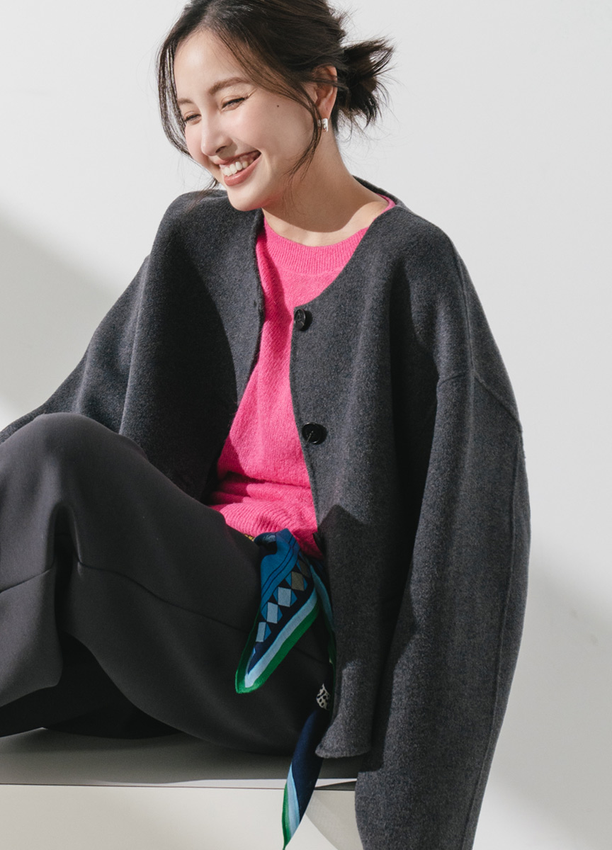 建築與蛇方巾 藍綠色